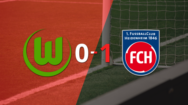 Con un gol de penal, Heidenheim se quedó con la victoria 1-0 ante Wolfsburgo en el estadio Volkswagen Arena