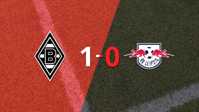 Con un solo gol, B. Mönchengladbach derrotó a RB Leipzig en el estadio Borussia Park