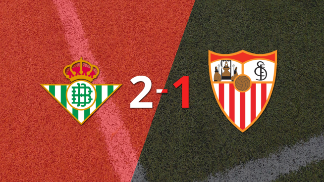 Betis remontó y le ganó 2 a 1 a Sevilla en el Derbi de Sevilla