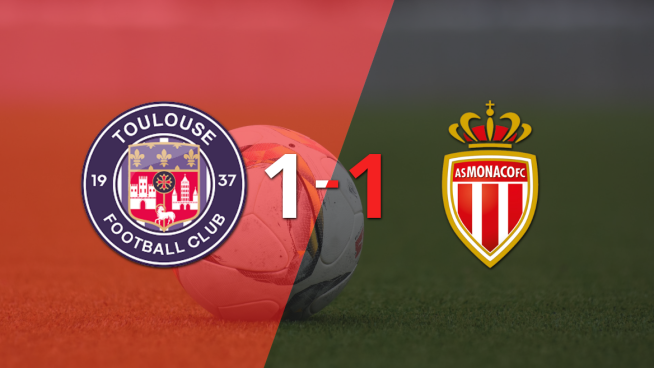 Empate agónico de Toulouse ante Mónaco con un decisivo gol de Frank Magri