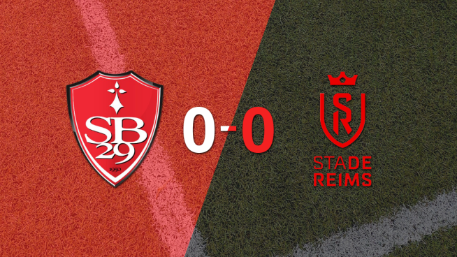 Stade Brestois no pudo con Stade de Reims y empataron sin goles
