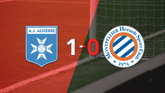 Apretada victoria de Auxerre frente a Montpellier con un gol agónico