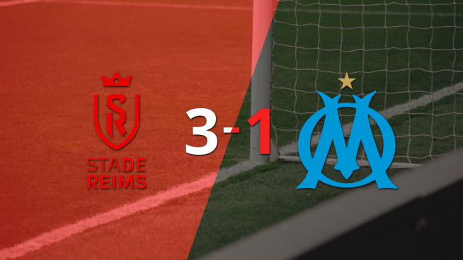 Stade de Reims fue más y venció por 3 a 1 a Olympique de Marsella