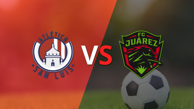 Atl. de San Luis y FC Juárez empatan sin goles en el inicio del segundo tiempo