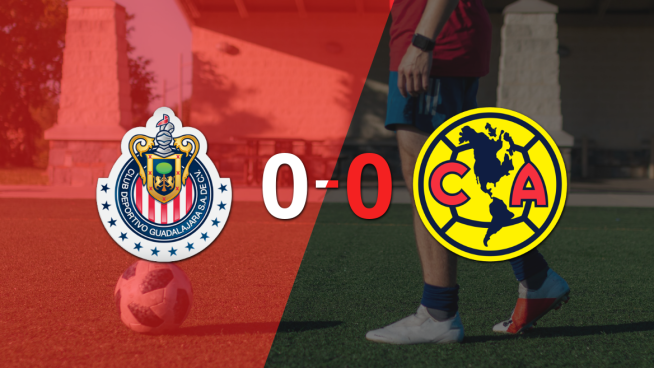 Con un empate 0-0 terminó el Clásico de Clásicos entre Chivas y Club América