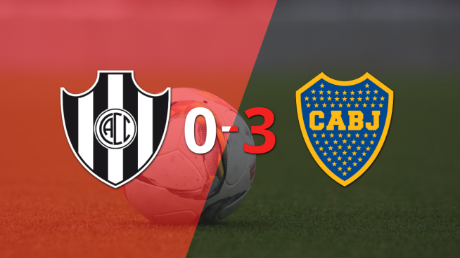 Boca Juniors aplastó a Central Córdoba (SE) con un 3 a 0