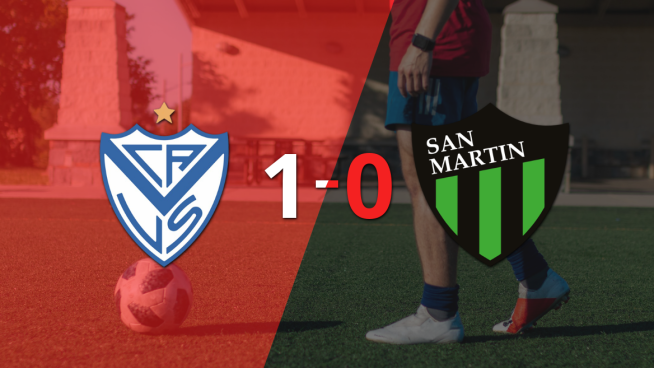 Vélez derrotó 1-0 a San Martín (SJ) con un gol de Braian Romero