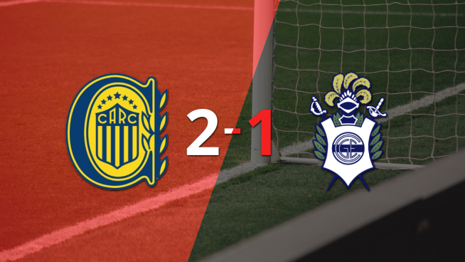 Rosario Central consiguió una victoria por 2 a 1 ante Gimnasia