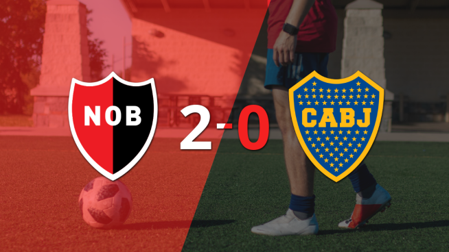 Newell`s dominó a Boca Juniors con un 2-0 en un partido electrizante
