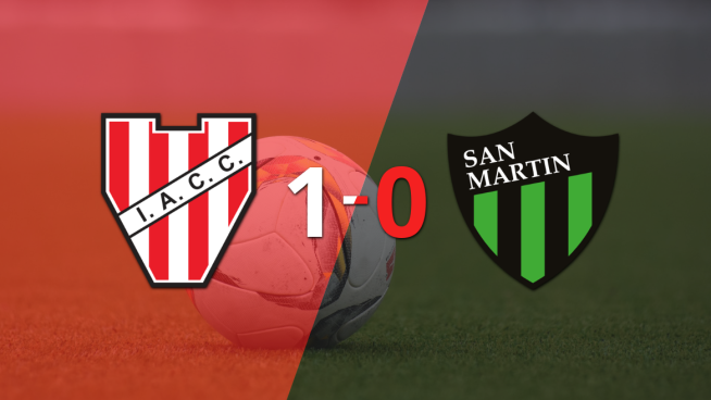 San Martín (SJ) no pudo con Instituto y cayó 1-0 por un gol agónico