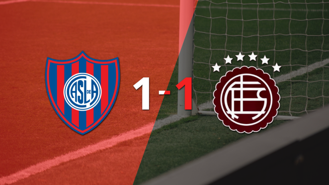 San Lorenzo y Lanús igualaron 1 a 1