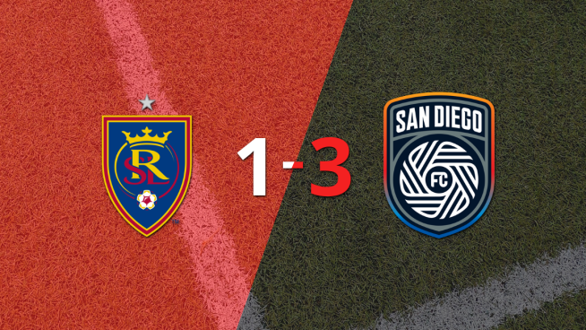 San Diego FC remonta el partido con Real Salt Lake y sella el triunfo 3 a 1