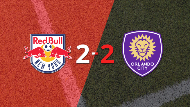 Empate a 2 entre New York Red Bulls y Orlando City SC