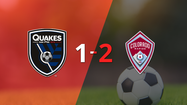 Colorado Rapids castigó a San José Earthquakes con una victoria por 2 a 1