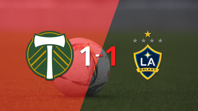 LA Galaxy empató 1-1 en su visita a Portland Timbers
