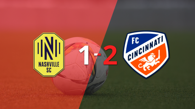 FC Cincinnati da vuelta el marcador y triunfa 2 a 1 sobre Nashville SC con gol agónico
