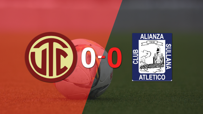 Sin muchas emociones, UTC y Alianza Atlético empataron 0-0