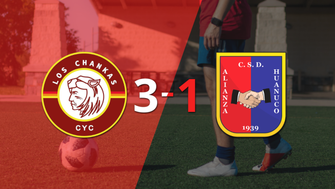 Alianza Universidad fue derrotado por Los Chankas con un marcador de 3-1