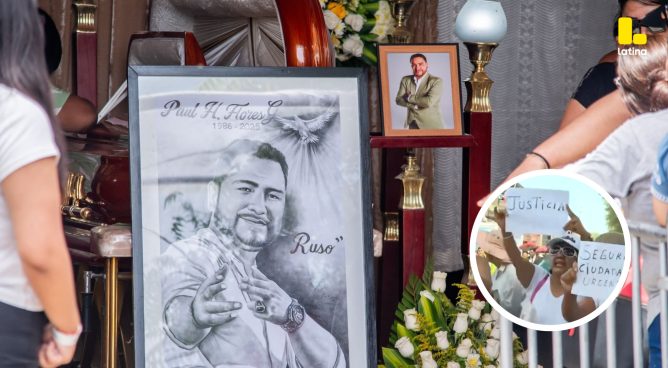 Paul Flores, vocalista de Armonía 10, fue enterrado entre la TRISTEZA y RESPETO de sus familiares y amigos