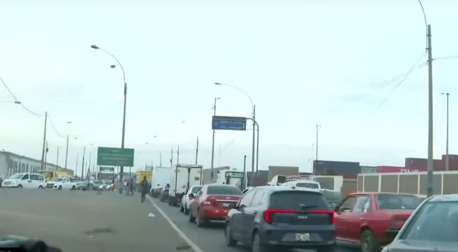 Callao: gran congestión vehicular en las avenidas Morales Duárez y Faucett por obras