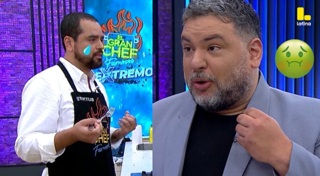 El Gran Chef Famosos: Javier Masías INDIGNADO con plato de Franco Cabrera: “Da un poco de NÁUSEAS”
