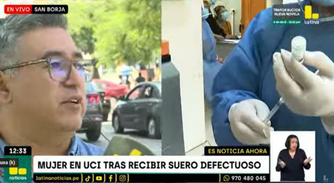 Esposo de mujer que terminó en UCI tras recibir suero defectuoso: “Está en coma severo”