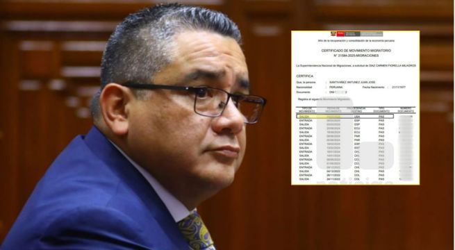 Juan José Santiváñez fuera del país: exministro del Interior viajó a EE.UU. tras ser censurado