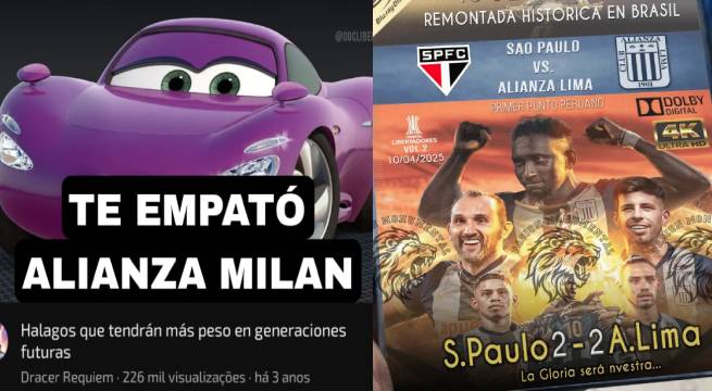 Mira los memes que dejó el empate de Alianza Lima en Brasil por Copa Libertadores