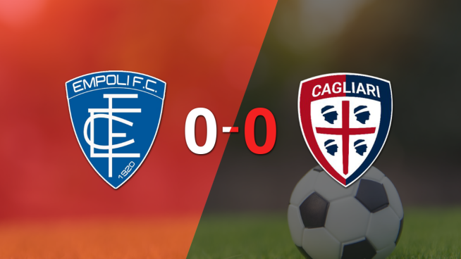 Empoli y Cagliari no se sacaron ventaja y terminaron sin goles