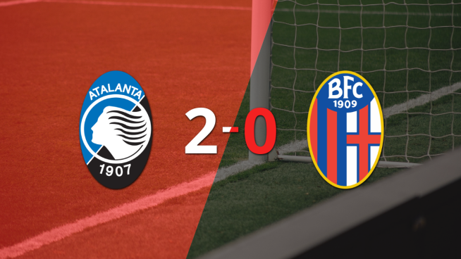 Atalanta le ganó con claridad a Bologna por 2 a 0