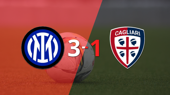Contundente victoria de Inter sobre Cagliari