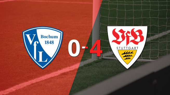 Stuttgart goleó 4-0 a Bochum con triplete de Ermedin Demirovic