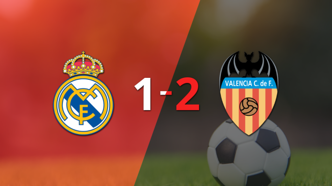 Valencia castigó a Real Madrid con una victoria por 2 a 1, sellada con un gol agónico