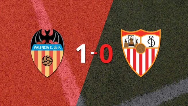 Sevilla perdió 1-0 ante Valencia