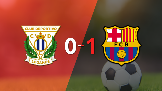 Barcelona venció a Leganés, quien sufrió una derrota con un gol en propia puerta
