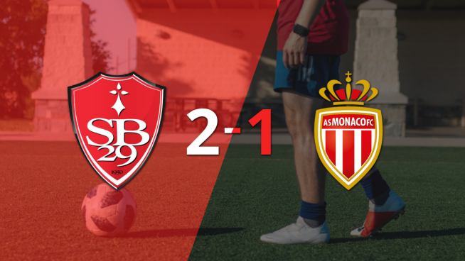 Tras gol agónico, Mónaco fue relegado por Stade Brestois en una derrota por 2-1