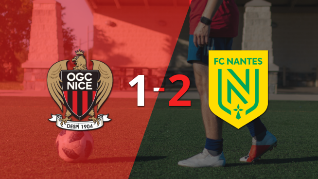 Ajustada victoria por 2 a 1 de Nantes