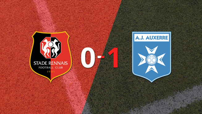 Jubal le dio la victoria a Auxerre ante Stade Rennes con su gol agónico
