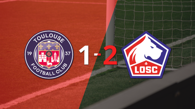Lille celebra con un sufrido 2-1 ante Toulouse
