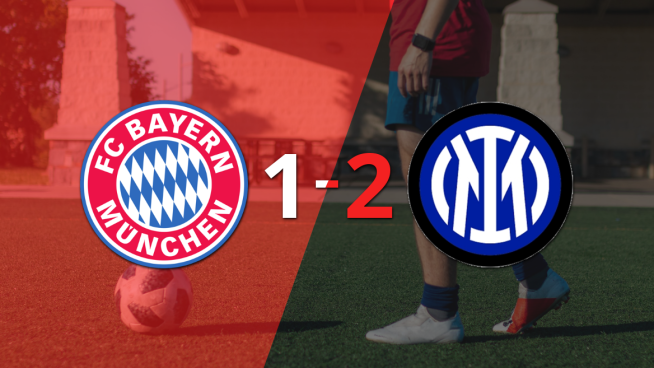 Inter venció con gol agónico a Bayern Múnich en el duelo de ida