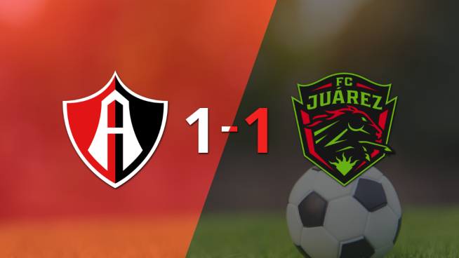 Atlas no pudo en casa ante FC Juárez y empataron 1-1