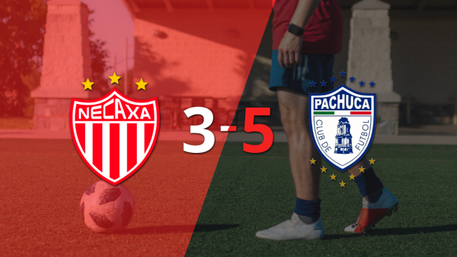 Salomón Rondón marcó 3 goles y ayudó a Pachuca en triunfo sobre Necaxa