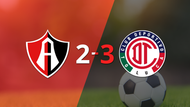 Victoria de Toluca FC sobre Atlas con hat-trick de Paulinho