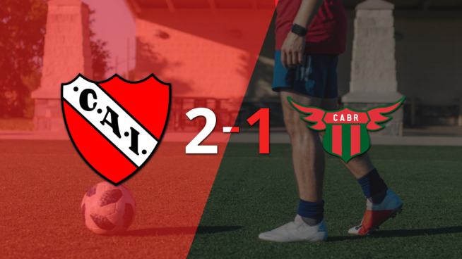 Con doblete de Pablo Galdames y un gol agónico, Independiente derrotó a Boston River