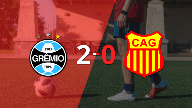 Grêmio dominó a Grau con un 2-0 en un partido electrizante