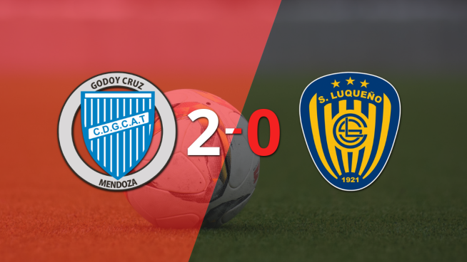 Sólido triunfo de Godoy Cruz por 2-0 frente a Sportivo Luqueño