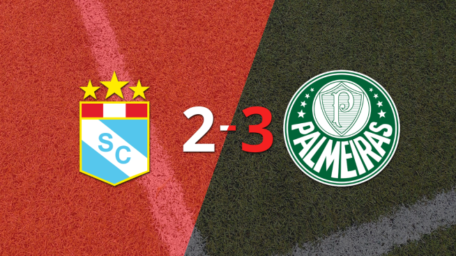 ¡Partidazo! Palmeiras le ganó 3-2 a Sporting Cristal con un gol agónico