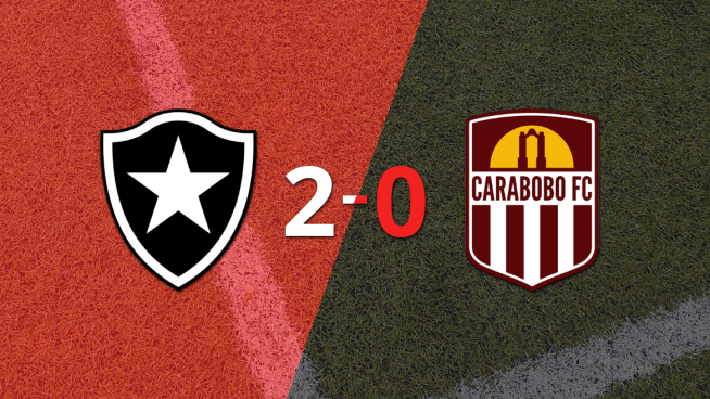 Botafogo le ganó como anfitrión a Carabobo por 2-0