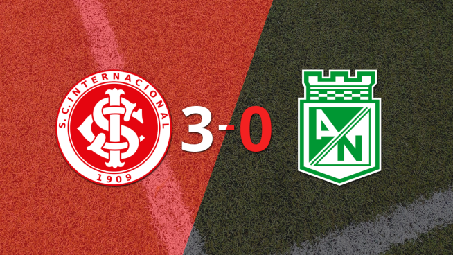 Con hat-trick de Alan Patrick, Internacional goleó a At. Nacional 3-0