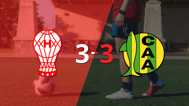 Huracán empata ante Aldosivi pese al doblete de Matko Miljevic